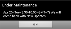 Under maintenance Get Rich April Mei 2016
