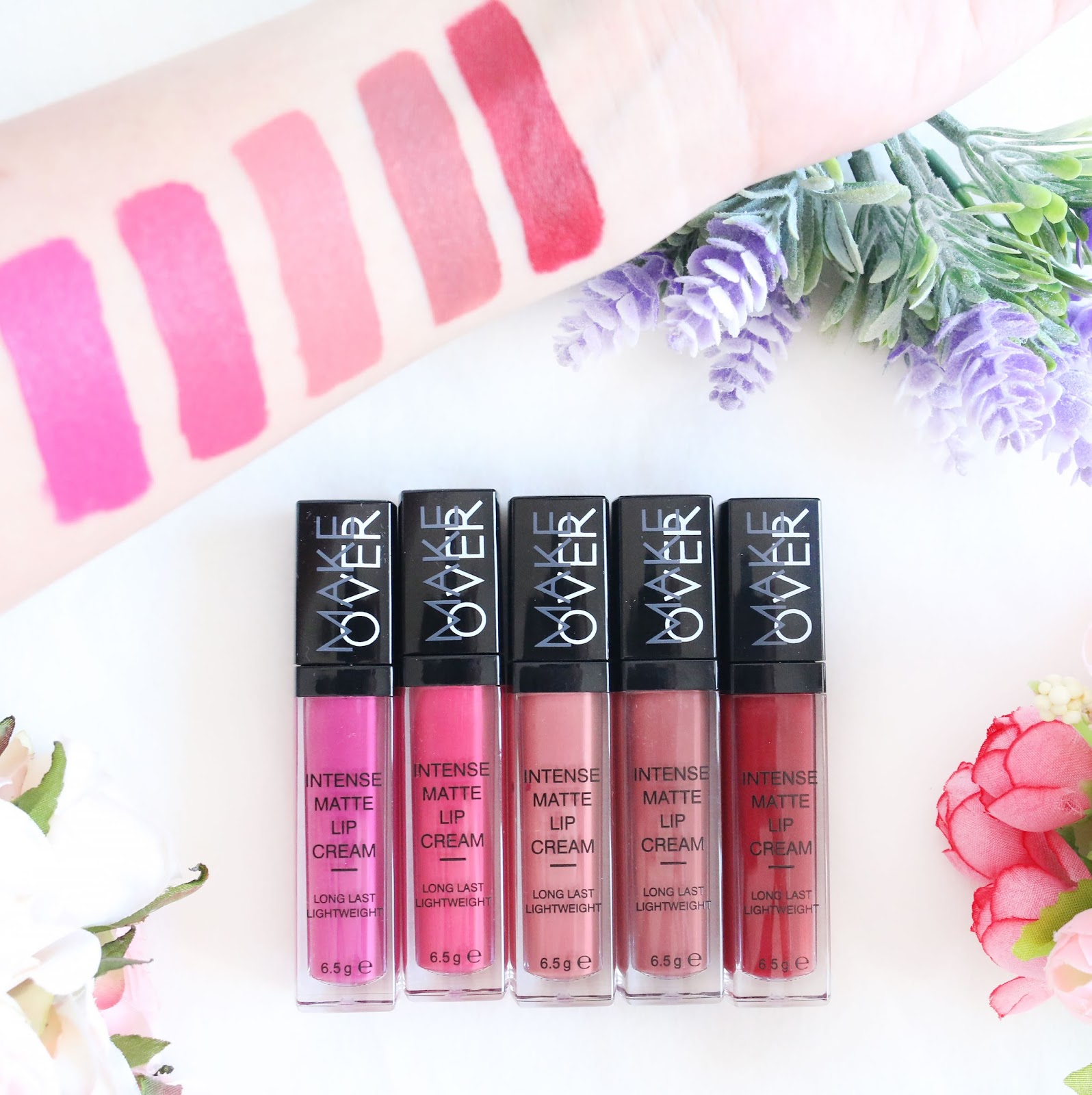 Make Over Intense Matte Lip Cream Review & Swatches Video Jean Milka