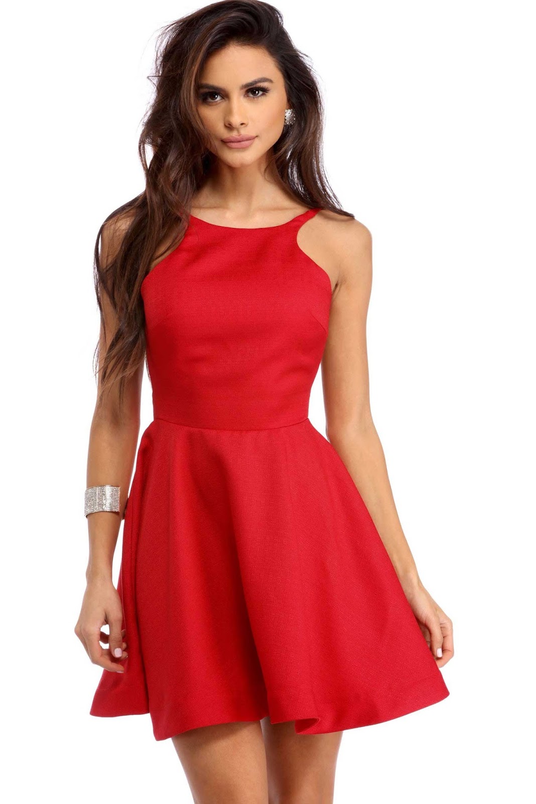 red and white valentine outfit