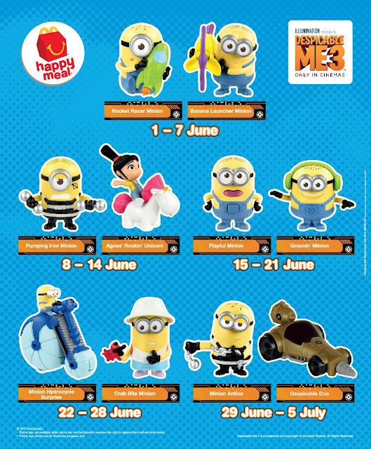 McDonald’s with Happy Meal Despicable Me 3 Free Toy