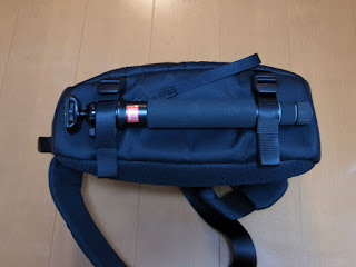 この位の1脚なら全然OK! Incase DSLR Sling Pack CL58067 + ベルボン QHD-33 高精度自由雲台 + ウルトラスティック スーパー8