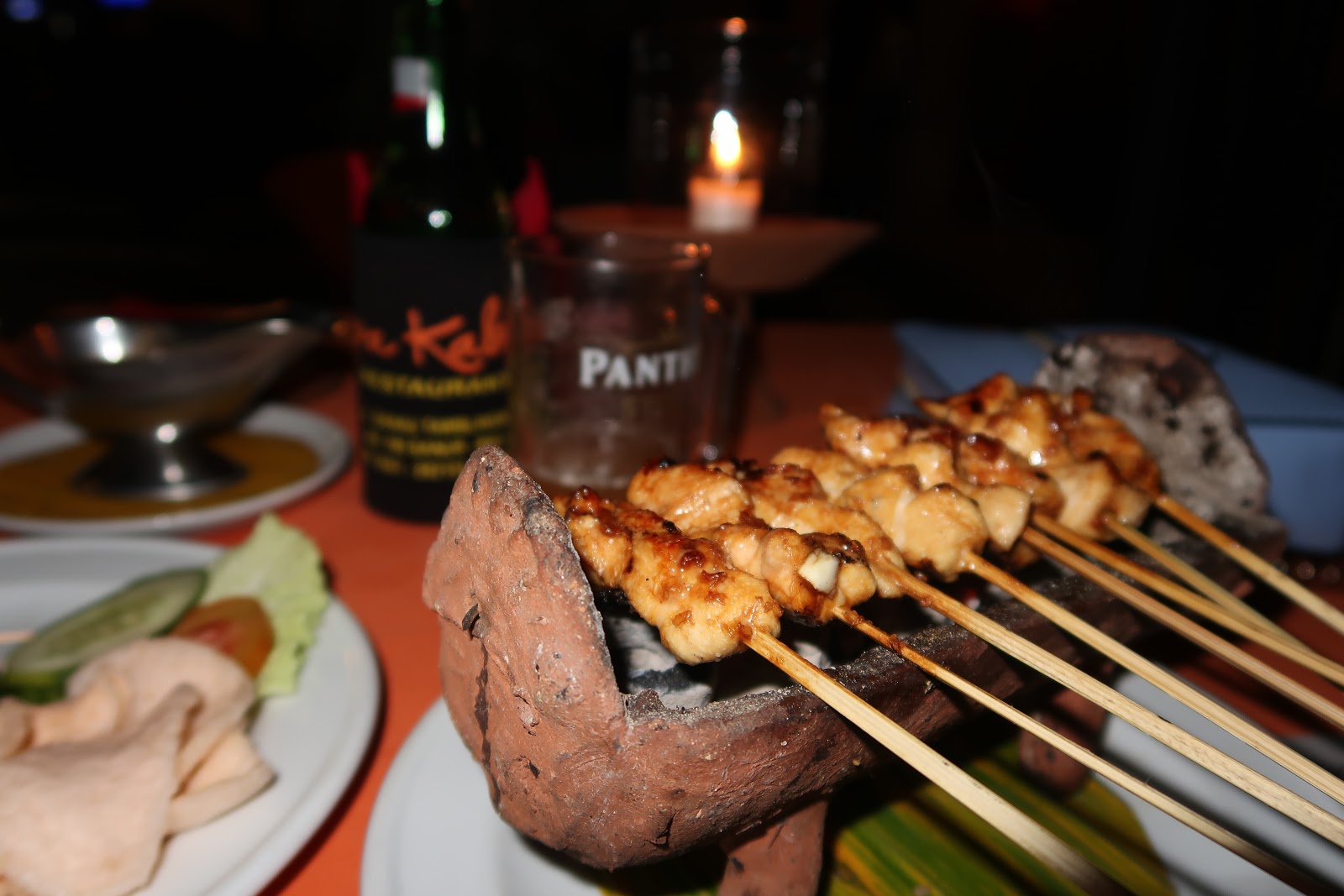 Satay Chicken at Apa Kabar Restaurant Review in Sanur, Bali on UK Lifestyle & Travel Blog WhatLauraLoves