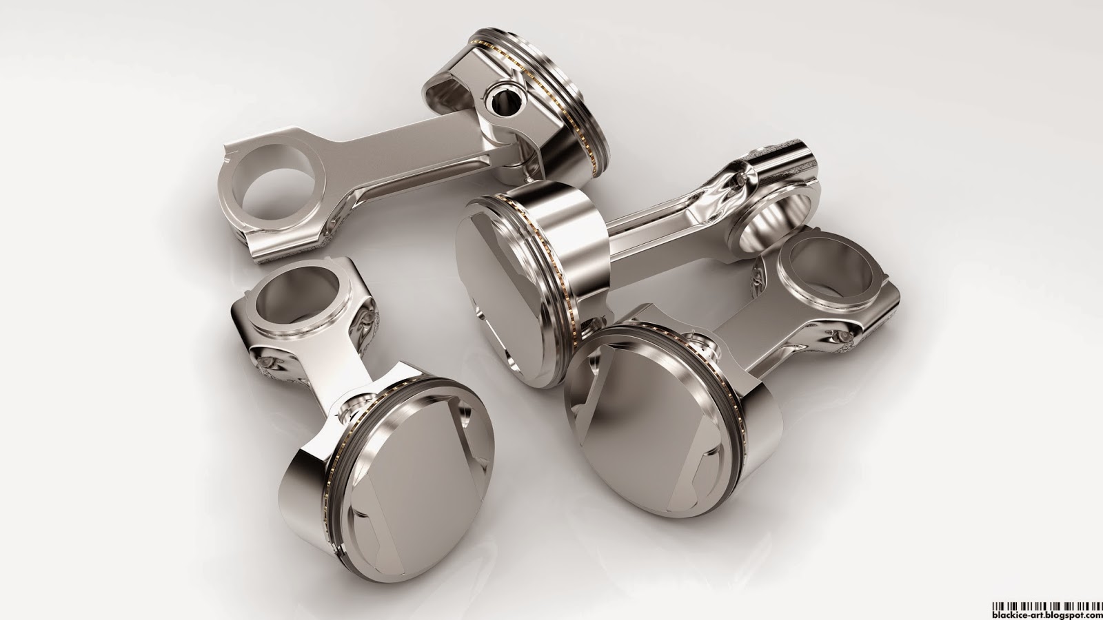 BlackIce Art Piston Heads