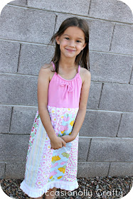 The Spring Striped Sundress | Occasionally Crafty: The Spring Striped ...