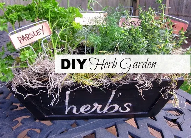 Mother's Day DIY herb garden www.homeroad.net