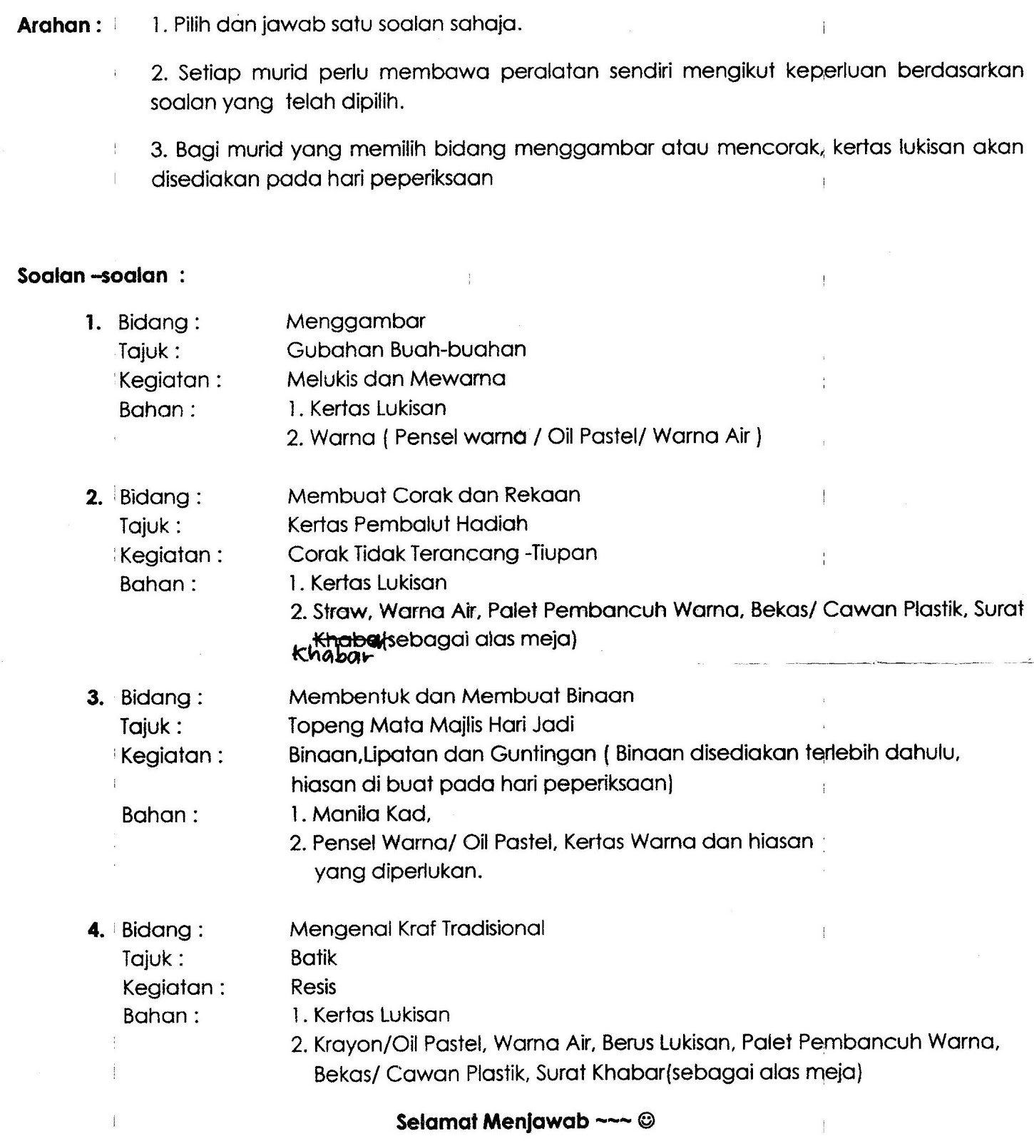 Bank Soalan Sains Tahun 4 Bahagian Basikal - fasrvs