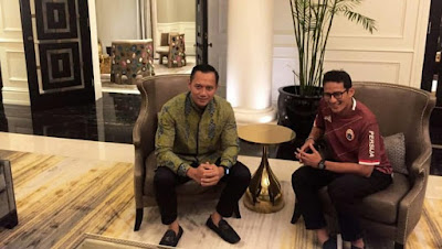 Jejaki Koalisi Pilpres 2019, AHY-Sandiaga Diam-diam Mengadakan Pertemuan Jejaki Koalisi Pilpres 2019, AHY-Sandiaga Diam-diam Mengadakan Pertemuan