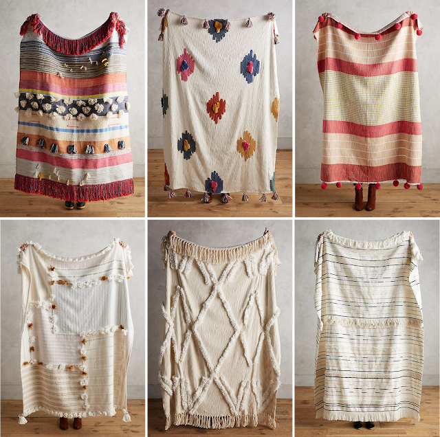 Got Mail #6 / Boho must-haves from Anthro spring collection - throw composite www.BoHoHome.com @bohosusan