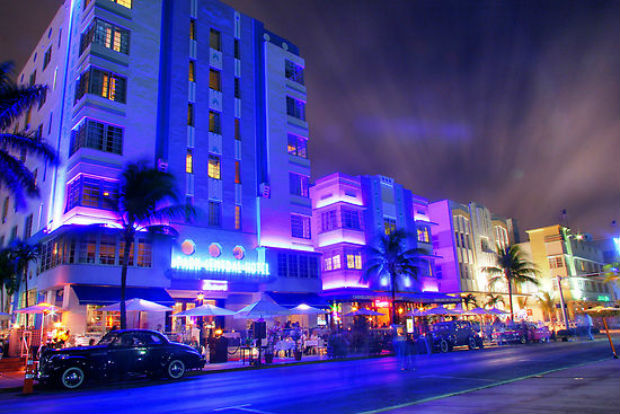 Ocean Drive em Miami Beach