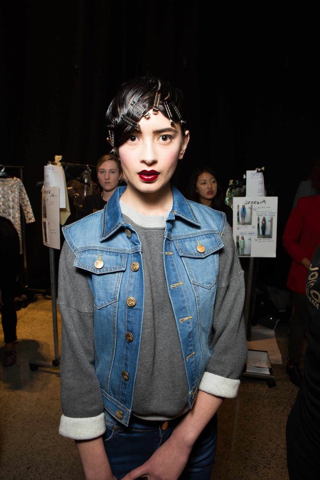 BLACKlog NZFW 2013 Hailwood BTS H&M photo essay by