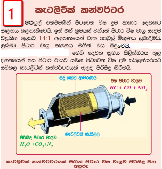 මිකැනික් කැටලටික් කන්වෙටරයCATALYTIC CONVERTER