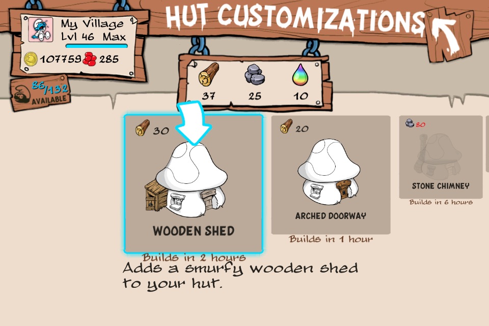 SMURFS' VILLAGE HANDY SMURF