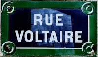 Pancarte rue Voltaire