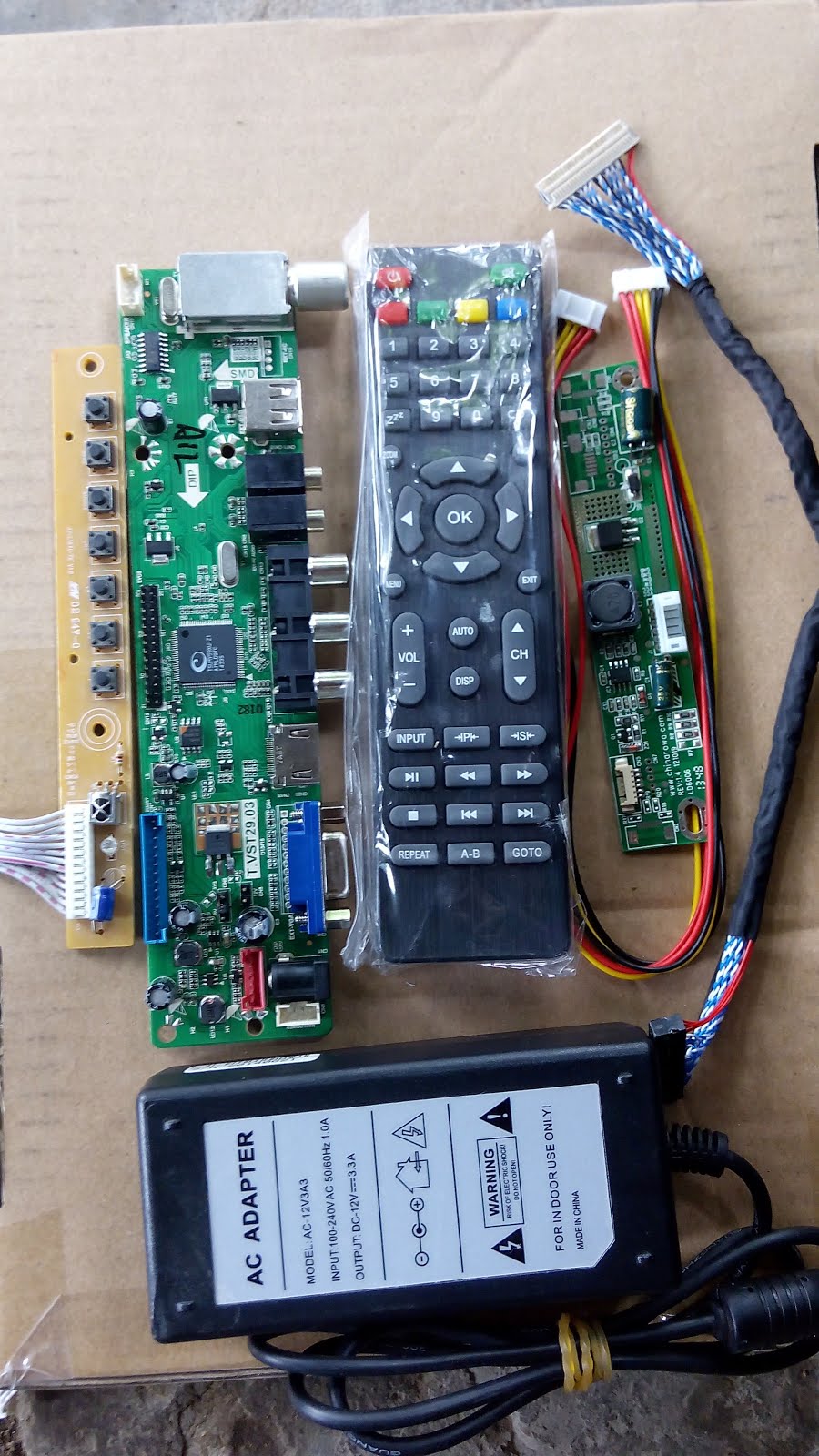 Board universal led/lcd 2016 versi 59 29 gubug elektronik serba ada