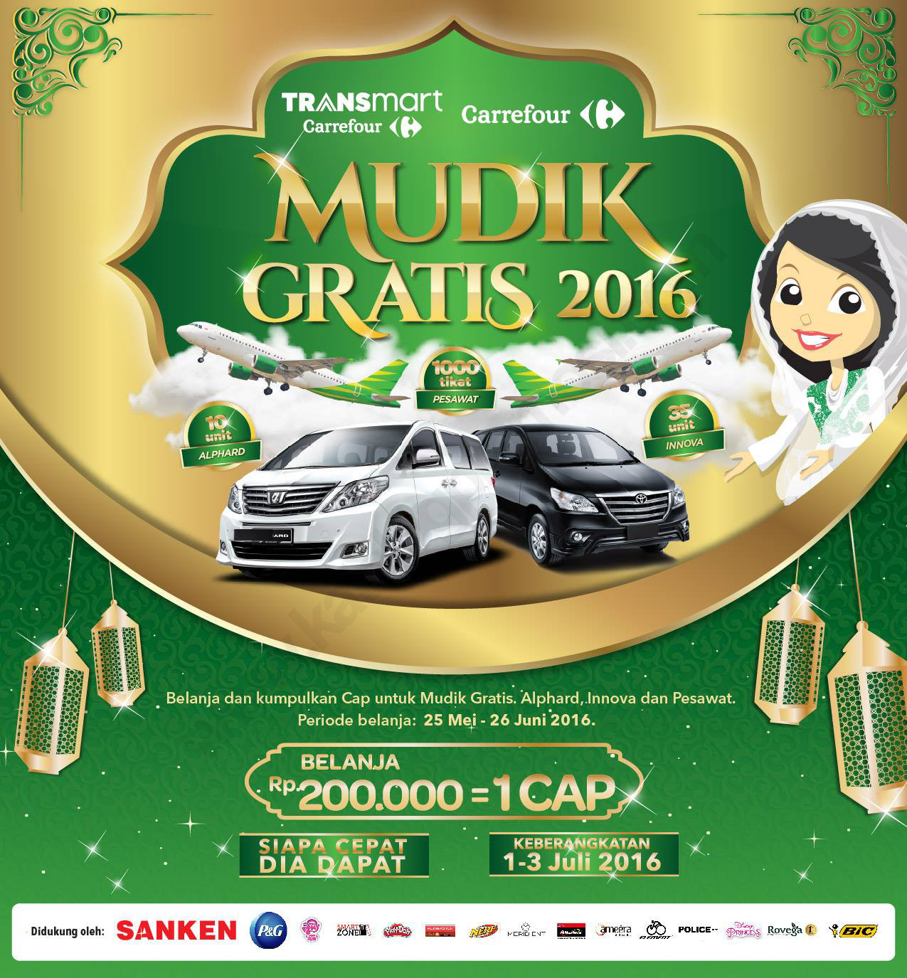 Cara Daftar Mudik Gratis 2016 dari Carrefour