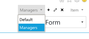 Adding multiple form sets for a SharePoint list