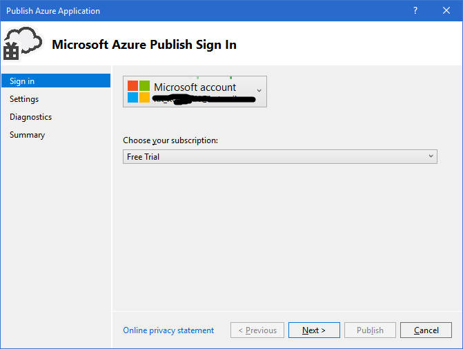Publish Azure project in Visual Studio 2017 How to publish Azure project in Visual Studio 2017