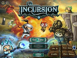 Incursion, TumismoGames free games, online games, action games, adventure games, games for reflection, skill games, strategy games