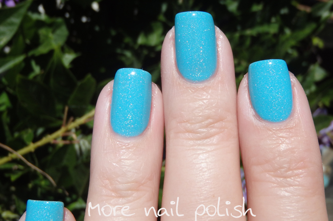 3. Cyan Nail Polish Color Swatches - wide 2