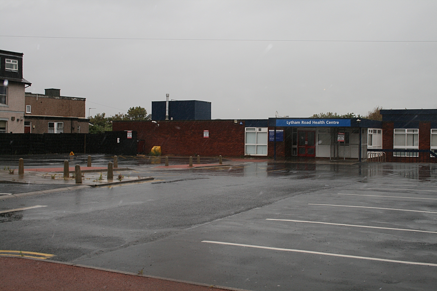 Roads and artifacts Lytham Road Health Centre