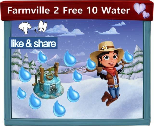 FarmVille2 Collect Your Free +10 Water Pack! Games Media