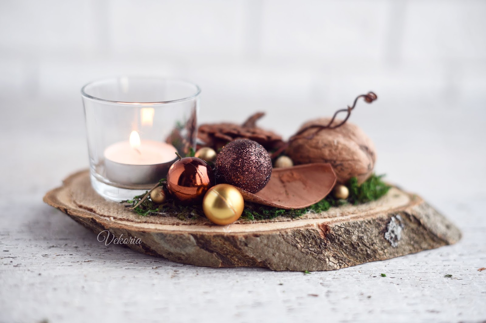Christmas flower arrangement