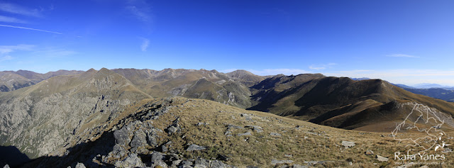 Ruta: Balandrau (2.585 m.) y Les Borregues (2.693 m.) (Els 100 Cims).