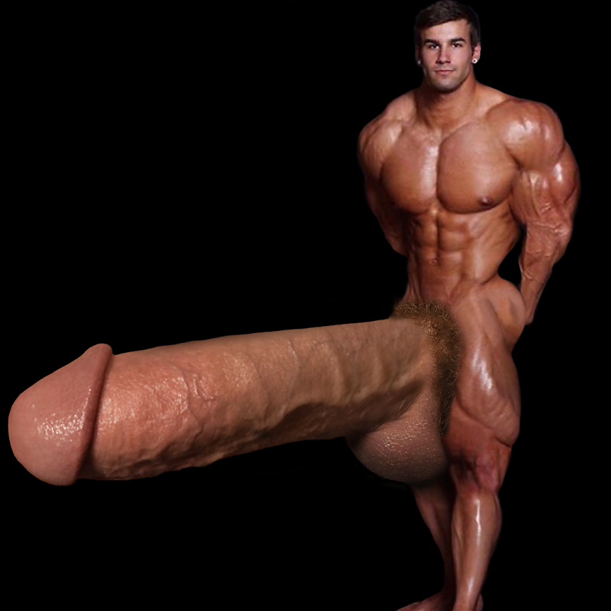 Bodybuilder Huge Cock Porn - Gigantic Huge Meat: Oh yeah, porn star bodybuilder Jake's ...