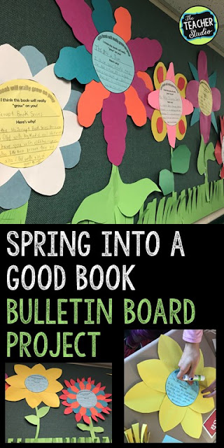 Creating a spring bulletin board can be fun--but when you can practice writing, stating opinions, and revising--it's a great use of time! This book review bulletin project is perfect for spring! Let students get creative!