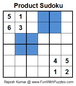 Product Sudoku (Mini Sudoku Series #21)
