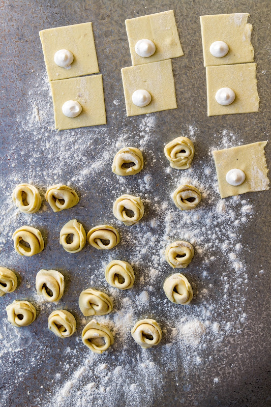 Milk and Honey Homemade Goat Cheese Tortellini with a Simple Fresh