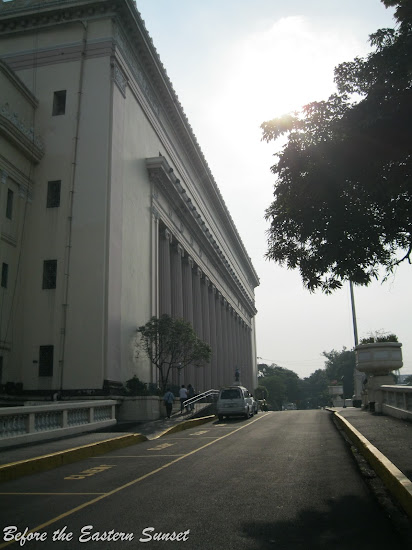 Front street of Manila Central Post Office.