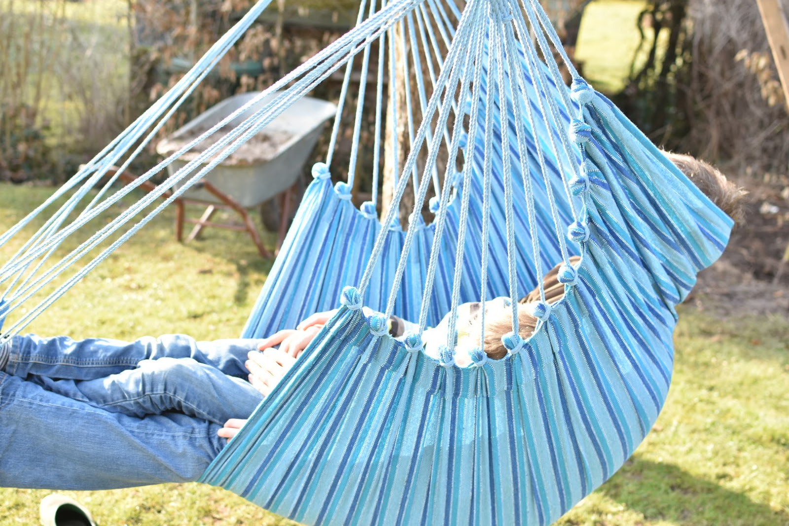Urlaubsfeeling im Garten. Einfach mal relaxen im