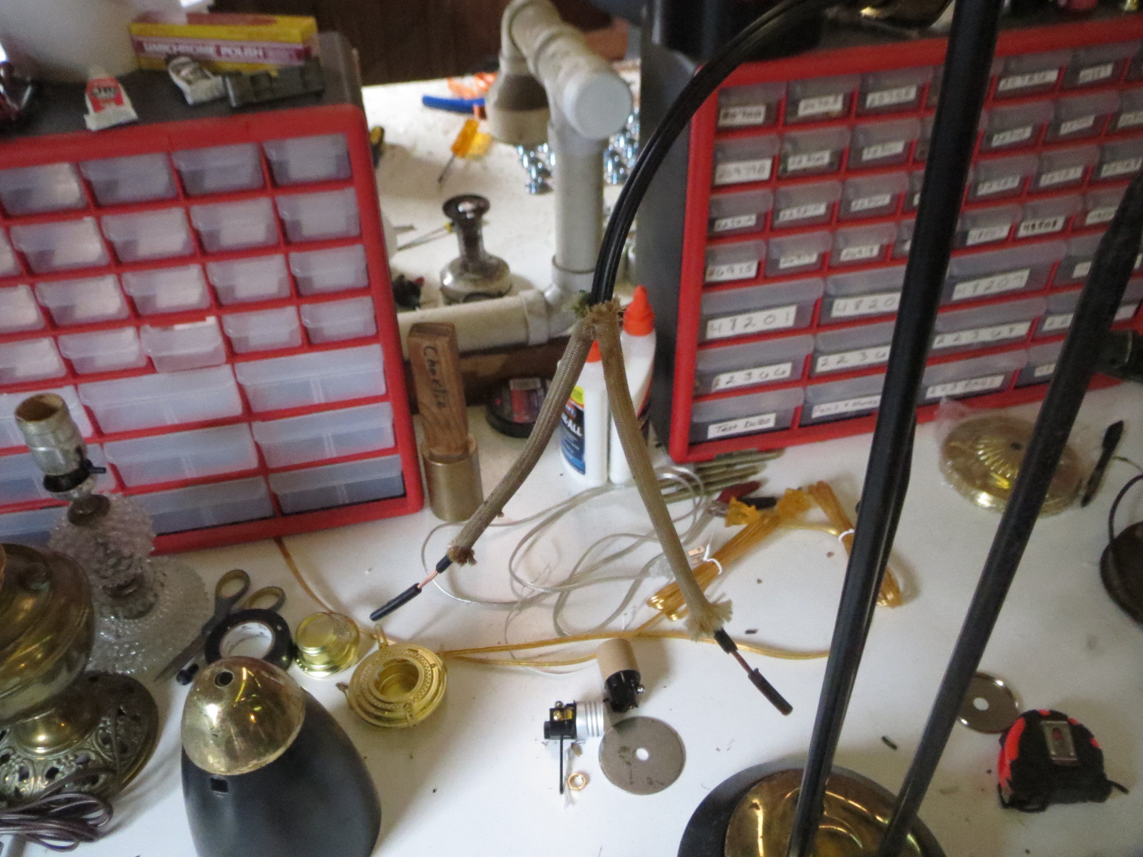 Lamp Parts and Repair Lamp Doctor MidCentury Table Lamp Rewired and