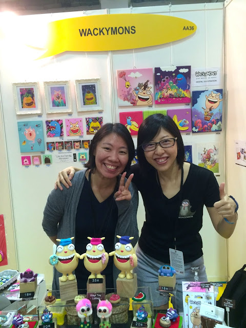 Singapore Toy, Game & Comic Convention STGCC 2015 artist alley wackymons