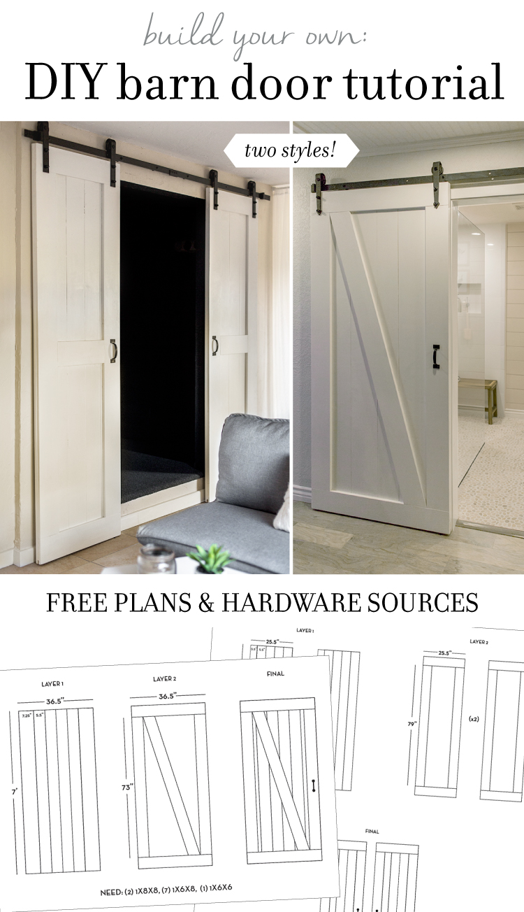 Diy Barn Door Designs And Tutorials From Thrifty Decor Chick