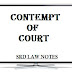 Contempt of Court 