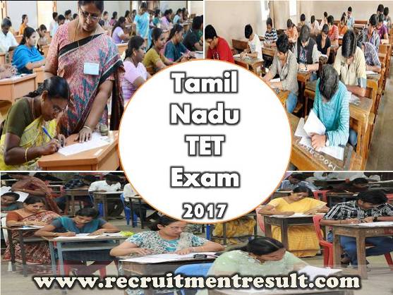Tamil Nadu TET Exam 2017