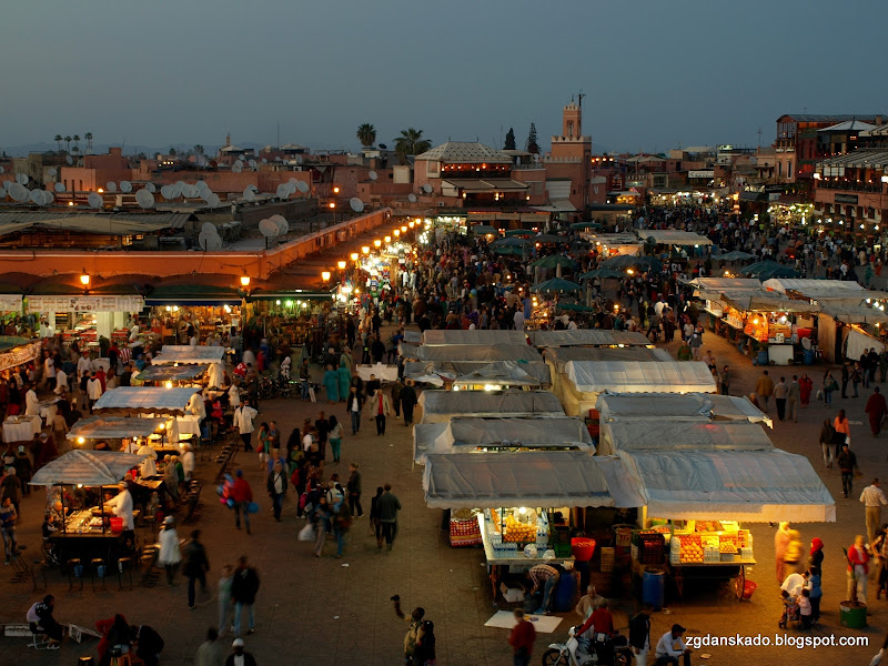 Marrakesz - Jemaa el-Fna