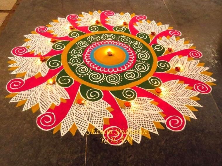 25 Beautiful Rangoli Designs For Diwali 2018