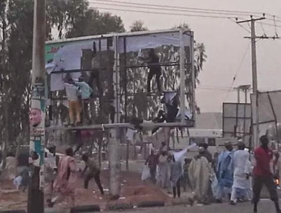 jonathan poster vandalised katsina