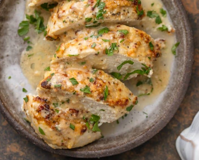 Baked Caesar Chicken Recipe
