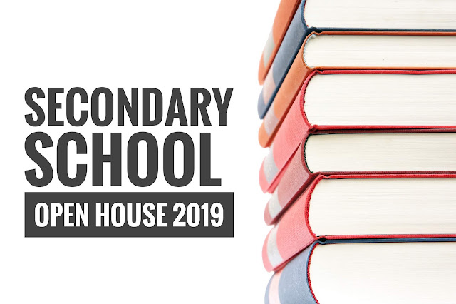Secondary Schools Open House Dates 2019 Singapore 