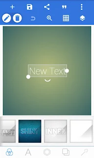 Cara membuat beraneka gaya teks pada gambar dengan Aplikasi PixelLab