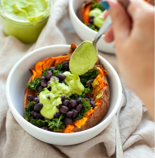Vegan Loaded Sweet Potato Vegan Loaded Sweet Potato