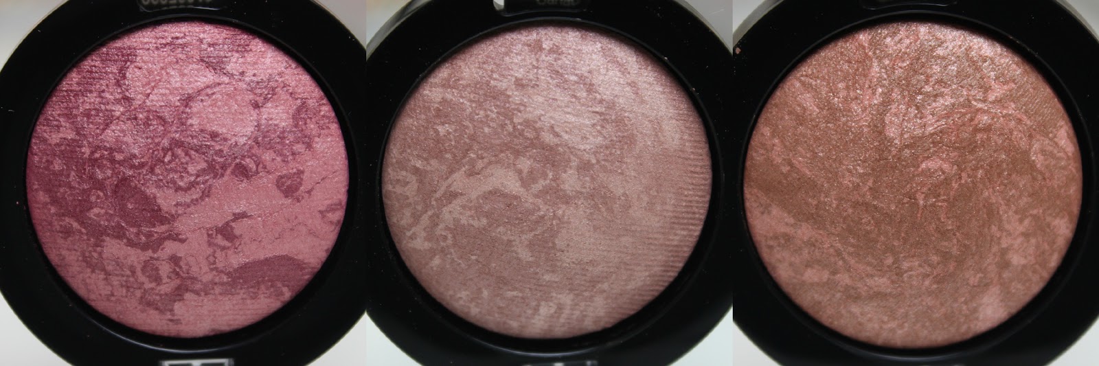 A picture of Max Factor Creme Puff Blush in 30 Gorgeous Berries, 10 Nude Mauve, 25 Alluring Rose