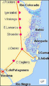 Mapa de Carmen de Patagones