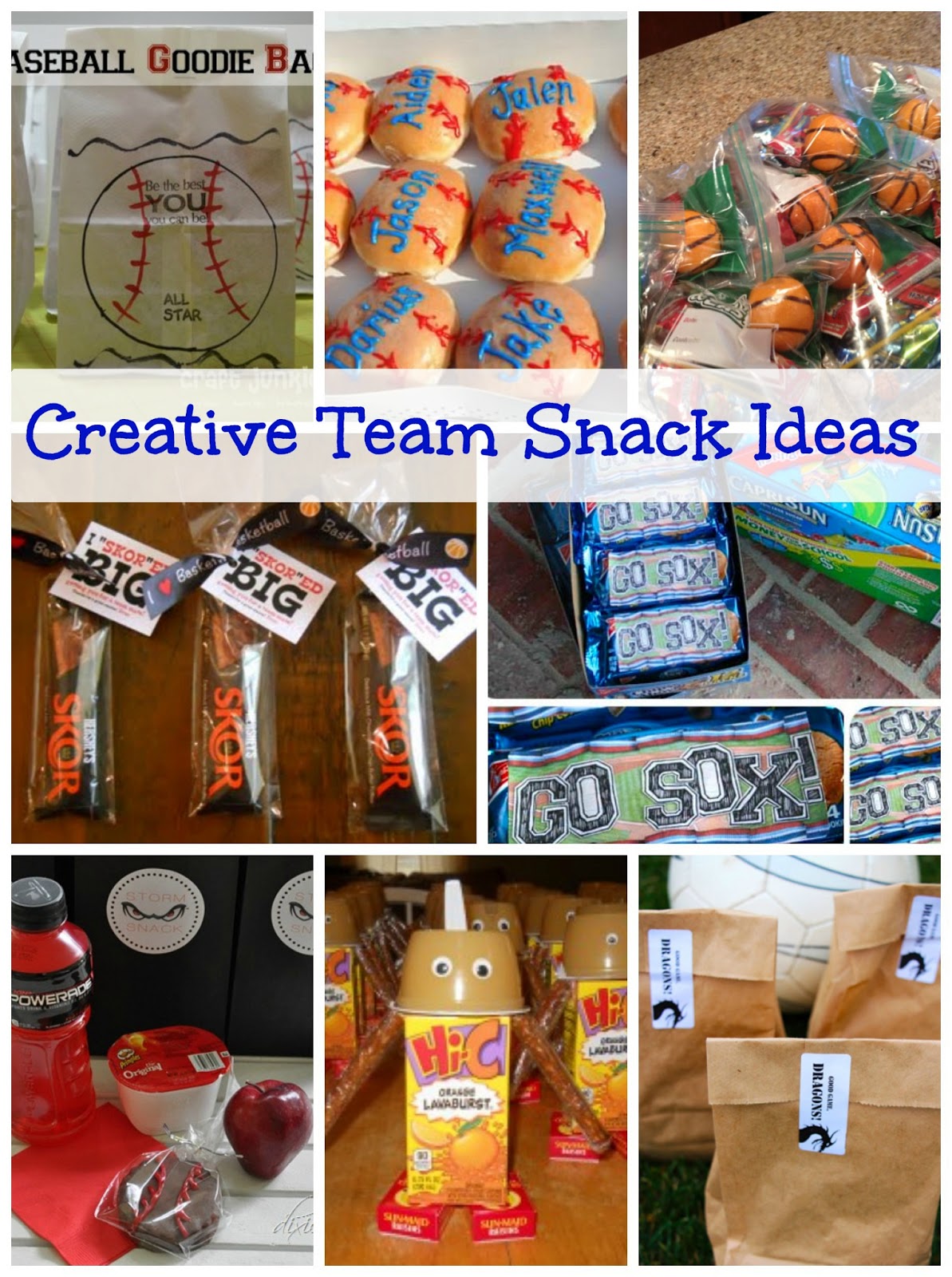 Creative Team Snack Ideas Happy Go Lucky
