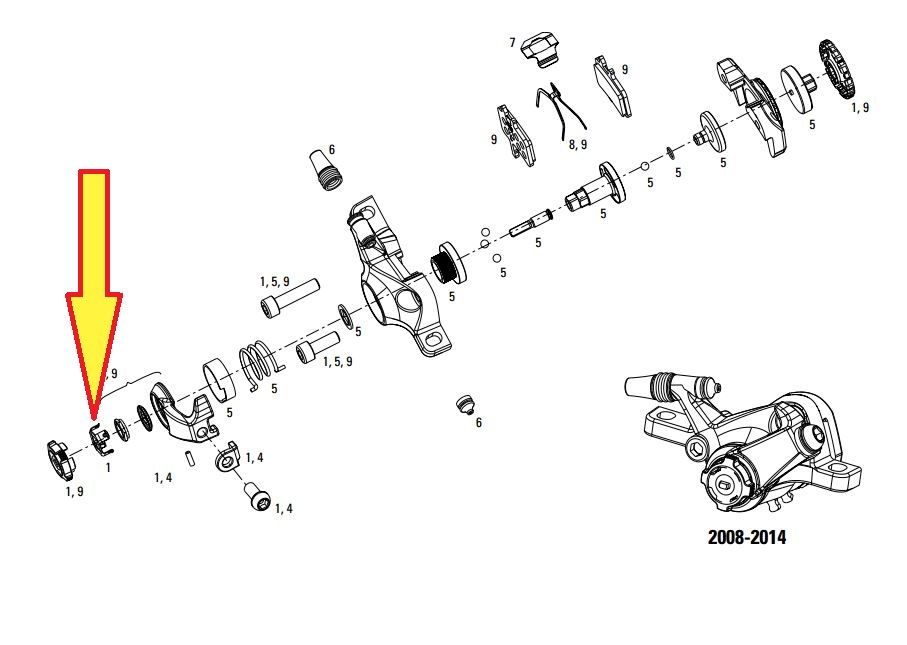 avid bb7 parts