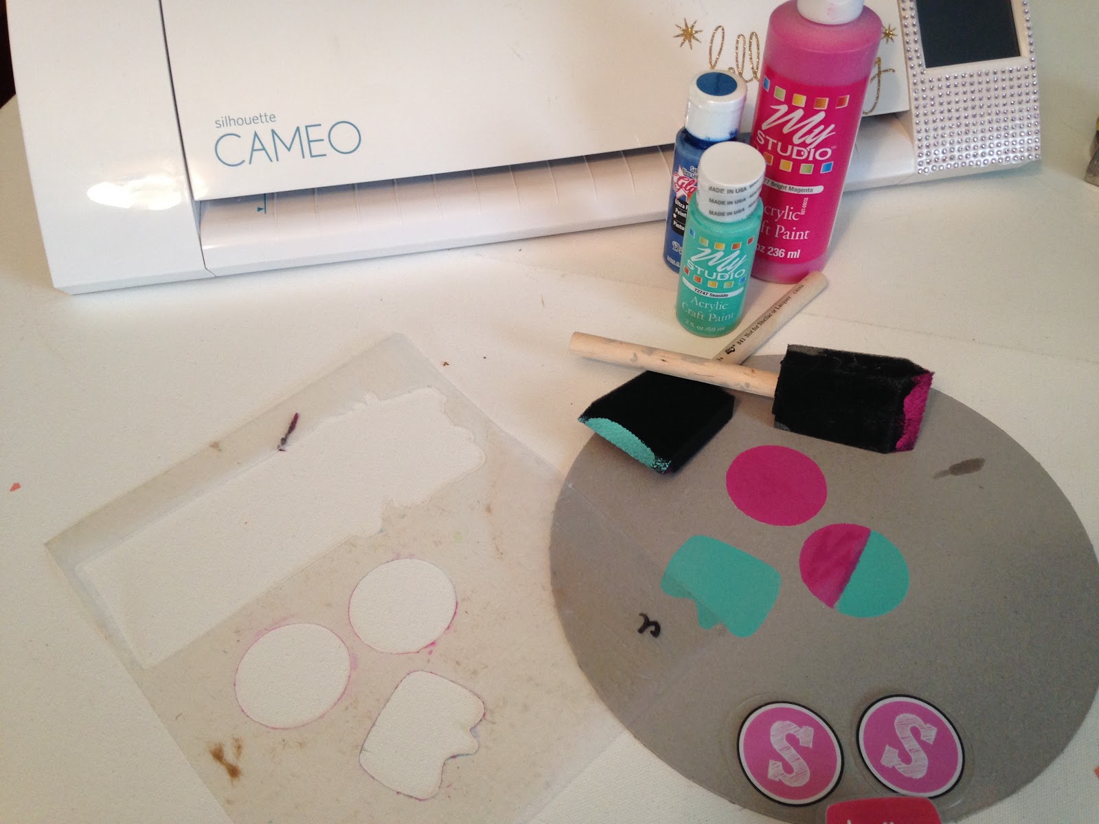 cutting acrylic with Cricut - Make reusable stencils or templates